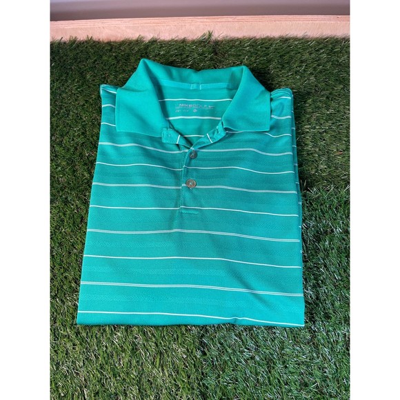 Nike Mens Golf Polo Size Medium Green - Picture 4 of 5